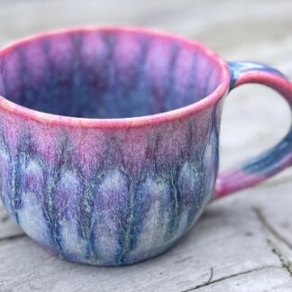 Capuchino beker roze/paars